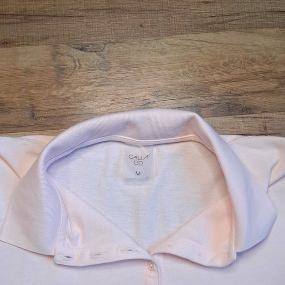 NEW CALIA Women's Puff Sleeve Golf Polo - Picture 3 of 5